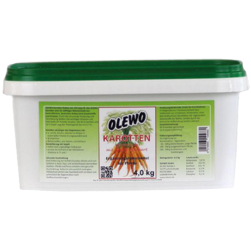 OLEWO - Karottenpellets mit Öl 4kg (03072)