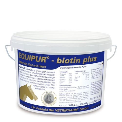 VETRIPHARM - EQUIPUR biotin plus 3kg