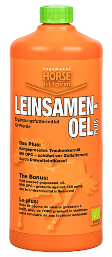 HORSE fitform - LEINSAMENÖL PLUS TRAUBENKERNÖL 1L